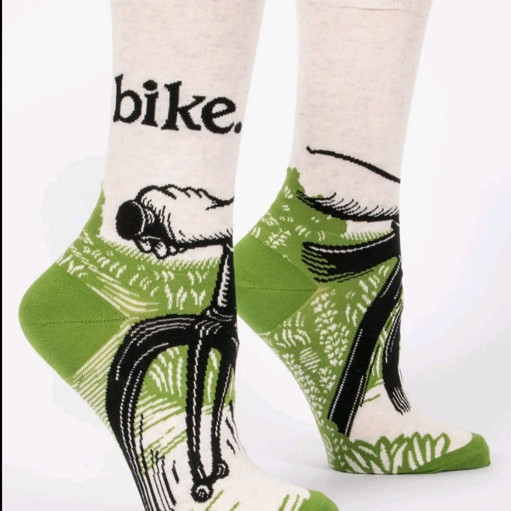 Blue Q Crew Bike Socks.